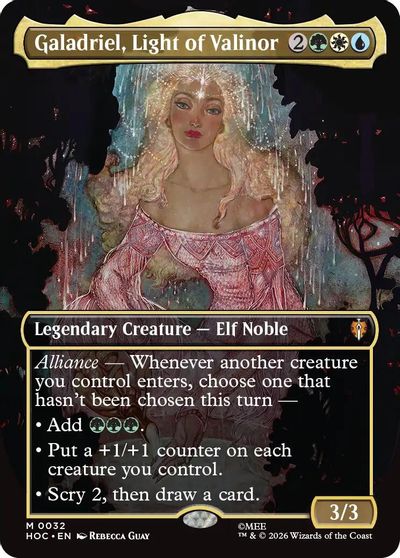 Galadriel, Light of Valinor (Borderless) card art