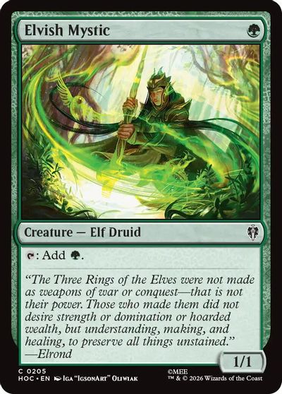 Elvish Mystic card art
