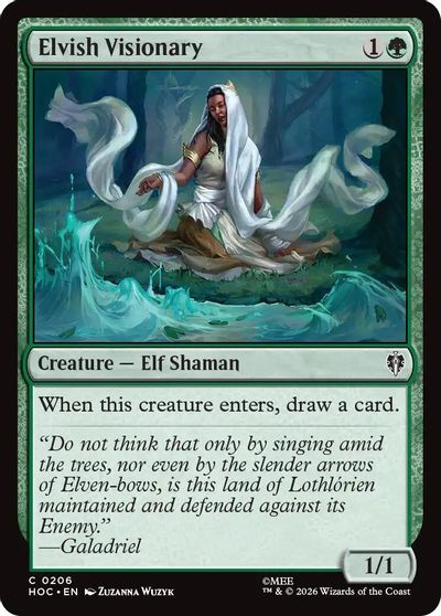 Elvish Visionary card art