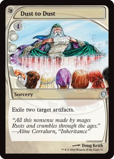 Dust to Dust (Future Sight) card art