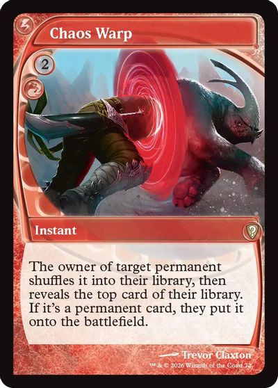 Chaos Warp (Future Sight) card art