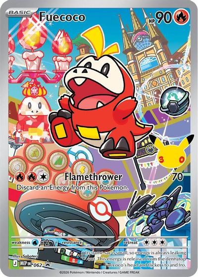 Fuecoco -  062 card art