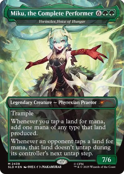 Miku, the Complete Performer - Vorinclex, Voice of Hunger card art