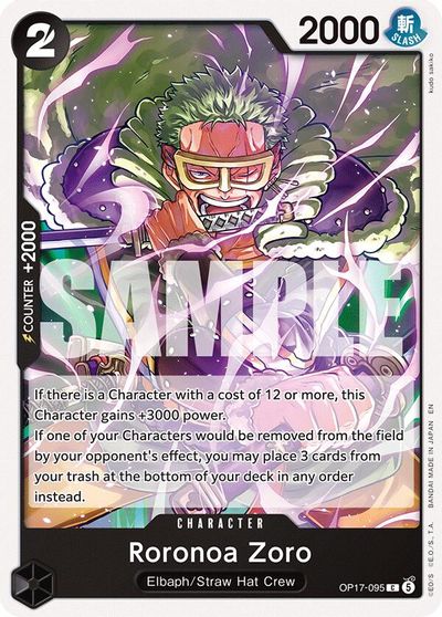 Roronoa Zoro card art