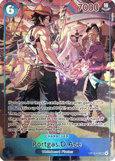 Portgas.D.Ace (119) (English Version 3rd Anniversary Set) card art