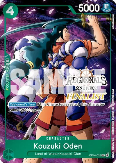 Kouzuki Oden (Regionals Finalist Card Set 26-27 Vol.2) card art