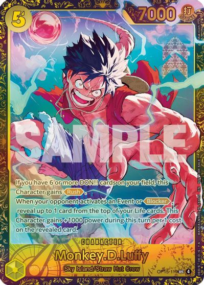 Monkey.D.Luffy (OP15-119) card art