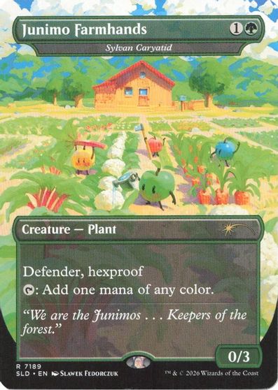 Junimo Farmhands - Sylvan Caryatid card art