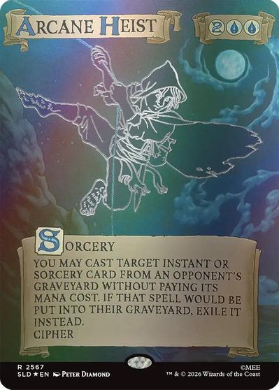 Arcane Heist (Out Of Sight Foil) card art