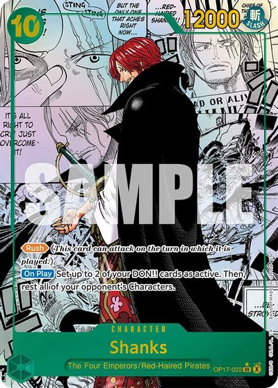 Shanks (022) (Manga) card art