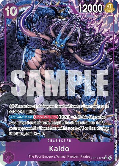 Kaido (063) (Alternate Art) card art