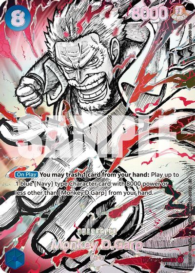 Monkey.D.Garp (OP12-056) (SP) card art