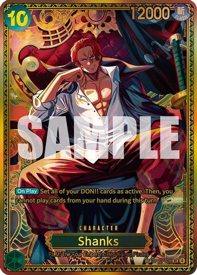 Shanks (OP13-028) (SP) card art