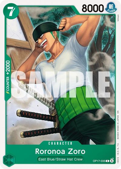 Roronoa Zoro (035) card art