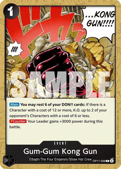 Gum-Gum Kong Gun card art