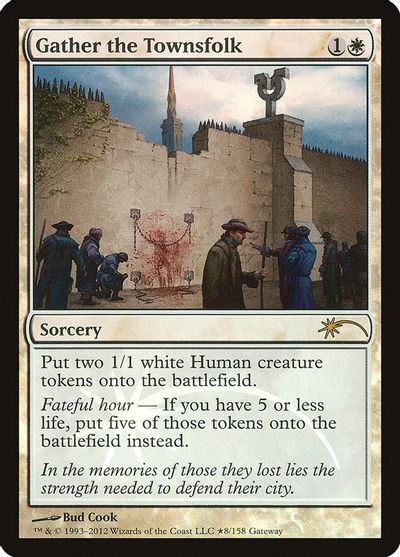 Gather the Townsfolk card art