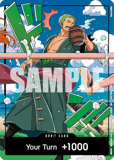 DON!! Card (World United) (Zoro) card art