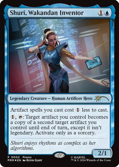 Shuri, Wakandan Inventor card art