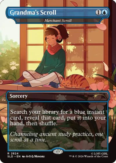 Grandma's Scroll - Merchant Scroll card art