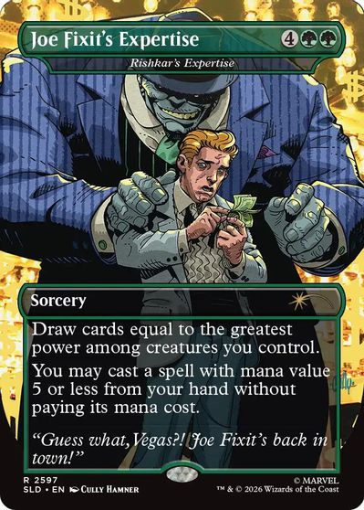 Joe Fixit's Expertise - Rishkar's Expertise card art