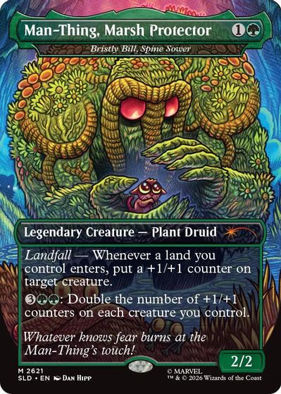 Man-Thing, Marsh Protector - Bristly Bill, Spine Sower card art