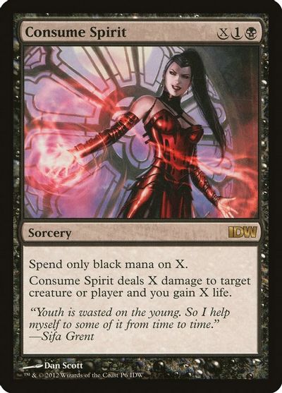 Consume Spirit (IDW Comics 2012) card art