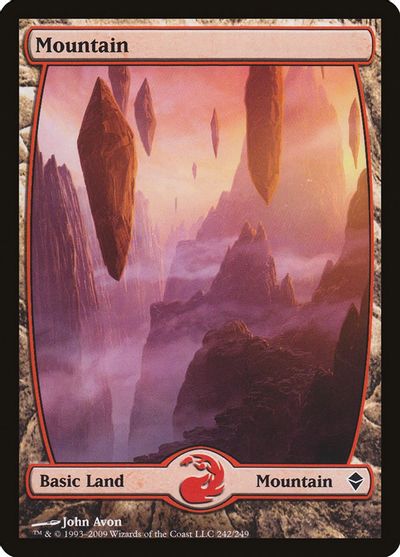 Mountain (242) - Full Art card art