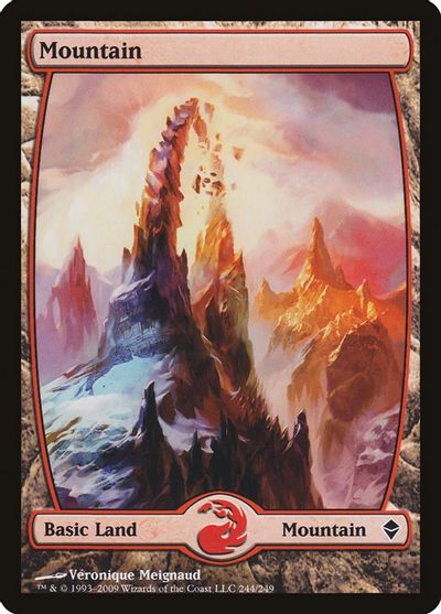 Mountain (244) - Full Art card art