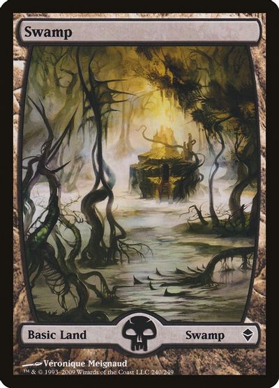 Swamp (240) - Full Art card art