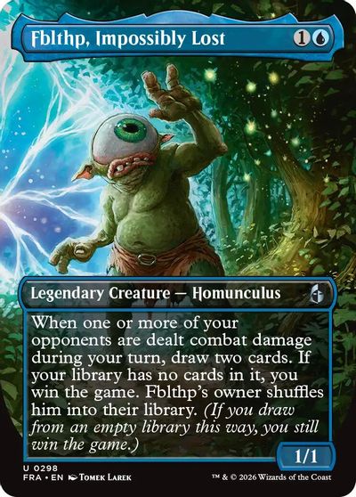 Fblthp, Impossibly Lost (Borderless) card art