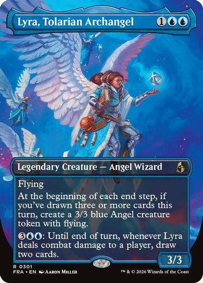 Lyra, Tolarian Archangel (Borderless) card art