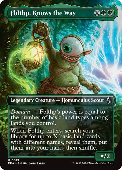 Fblthp, Knows the Way (Borderless) card art