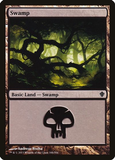 Swamp (348) card art