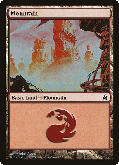 Mountain (31) card art