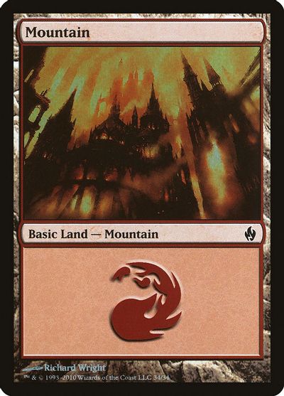 Mountain (34) card art