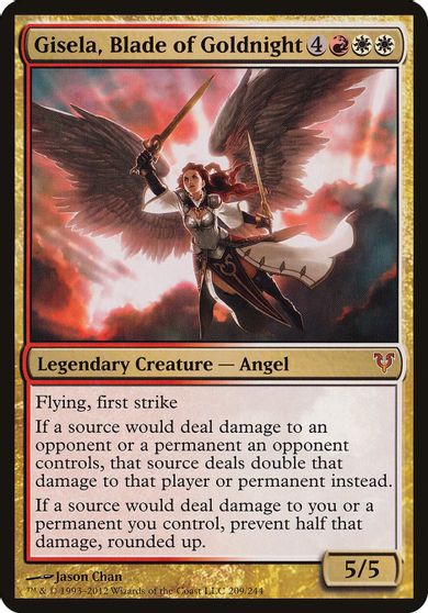 Gisela, Blade of Goldnight (Avacyn Restored) card art