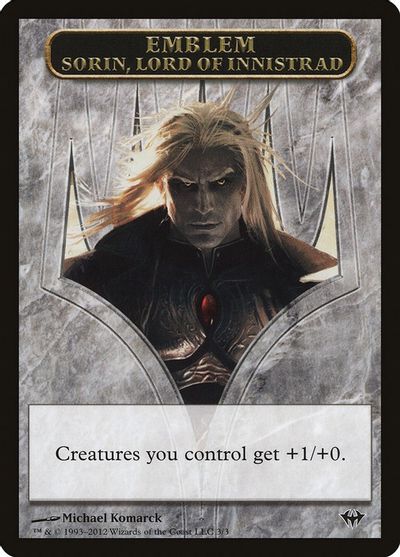 Emblem - Sorin, Lord of Innistrad card art