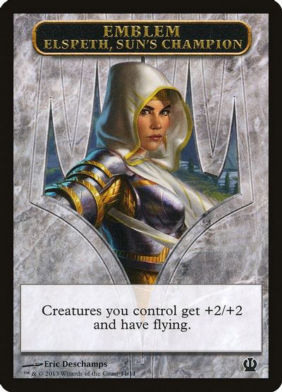Emblem - Elspeth, Sun's Champion card art