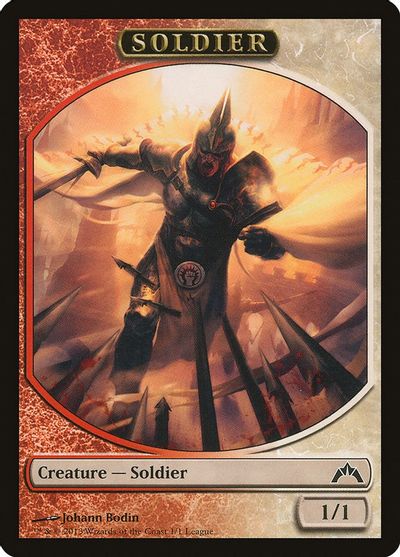 Soldier Token (Gatecrash) card art