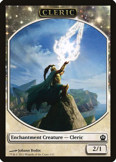 Cleric Token card art