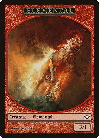 Elemental Token card art