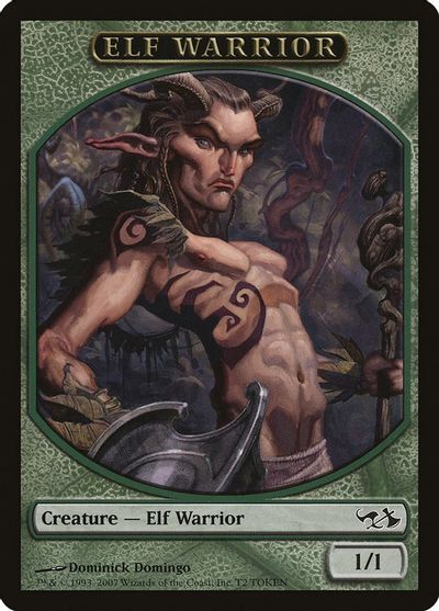 Elf Warrior Token card art