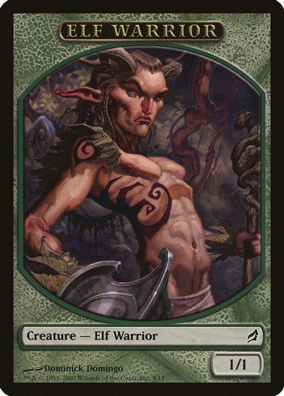 Elf Warrior Token card art