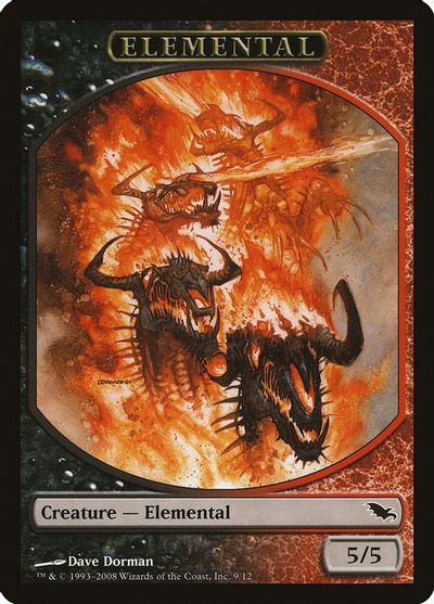 Elemental Token (9) card art