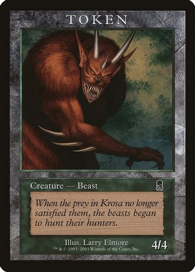 Beast Token (ODY) card art