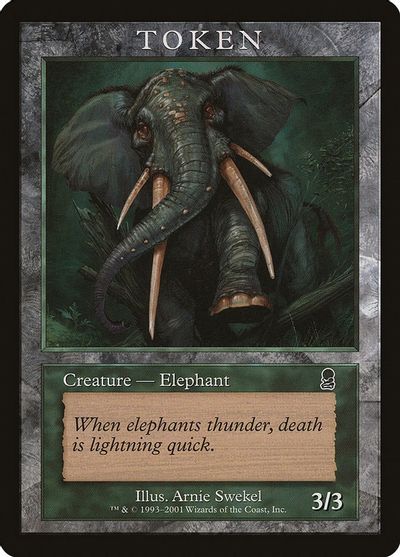 Elephant Token (ODY) card art
