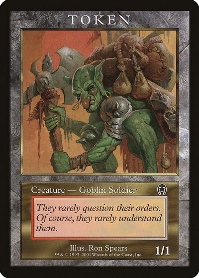 Goblin Soldier Token (APC) card art
