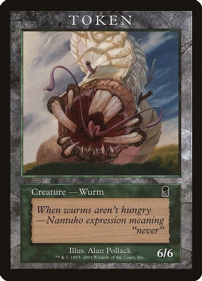 Wurm Token (ODY) card art