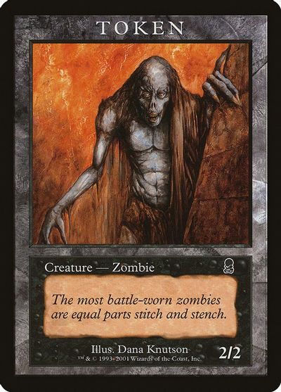 Zombie Token (ODY) card art