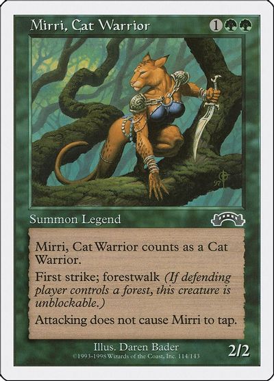 Mirri, Cat Warrior card art